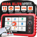 Launch CRP129X V3.0 OBD2 Diagnosegerät für alle Fahrzeuge, KFZ-Codeleser mit ABS SRS Motor Getriebe Unterstützung und 12 Reset-Funktionen, AutoVIN, kostenlose Updates