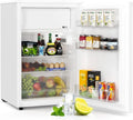 Kompakter Upstreman Kühlschrank 115L mit Gefrierfach, Energieklasse D, Elektronische Temperaturregelung, LED-Beleuchtung, Modell CR115 - Weiß