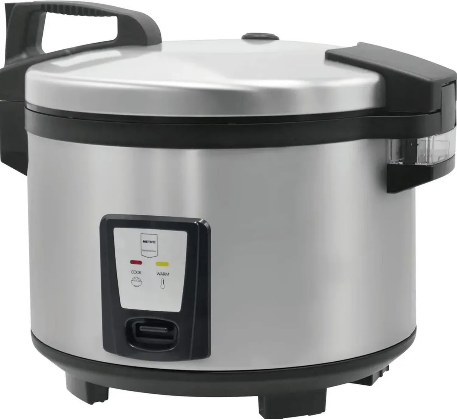 METRO Professional Reiskocher, 1250 W, 3,6 L, Edelstahl und Kunststoff, Silber
