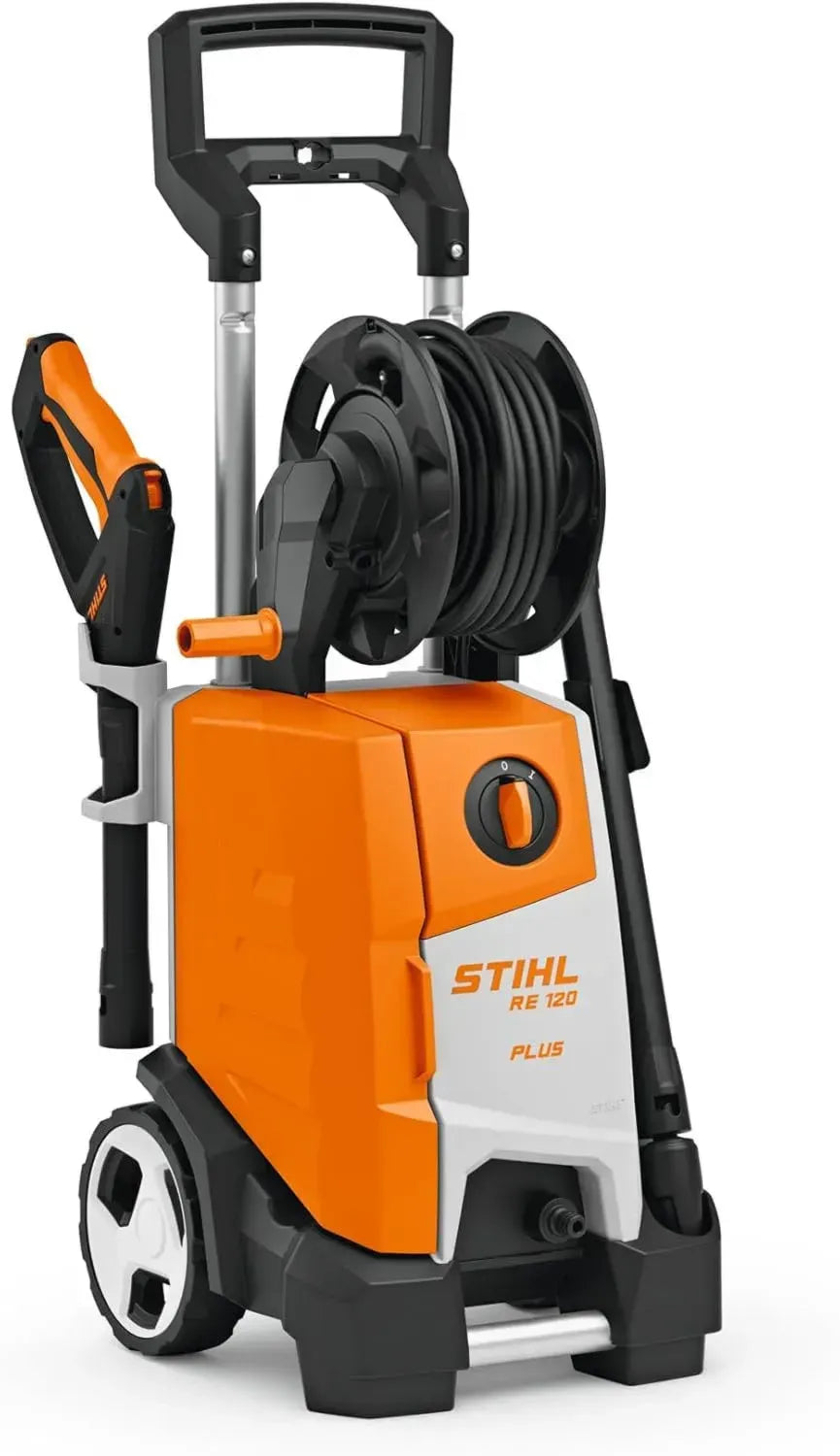 Stihl Elektro-Hochdruckreiniger RE 120 PLUS mit 9 m Schlauch, 4,8 L Tank - Leistungsstarkes Reinigungsgerät