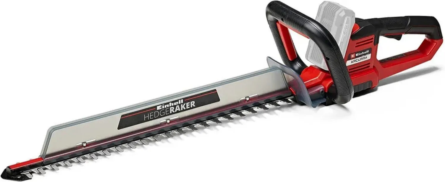 Einhell 18V Akku-Heckenschere ARCURRA 55 cm mit 18 mm Zahnabstand, inkl. Schnittgutsammler, ergonomischer Frontgriff, ohne Akku