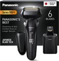Panasonic Herrenrasierer Serie 900+ mit 6 Klingen, Sensor und Reinigungsstation