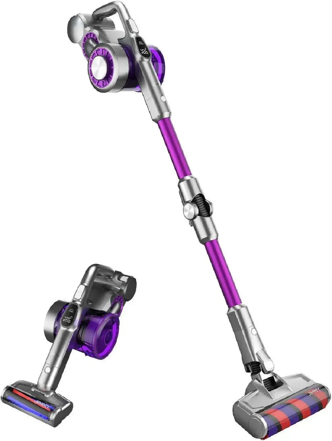 Jimmy JV85 Pro - Kabelloser Staubsauger mit austauschbarem Akku, 200 AW Saugkraft, 70 Min Laufzeit, Zyklon-Technologie und HEPA-Filter