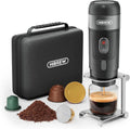 HIBREW H4A 3-in-1 Mini-Espressomaschine 12V für Büro und Auto, kompatibel mit Nespresso®- und Dolce Gusto®-Kapseln