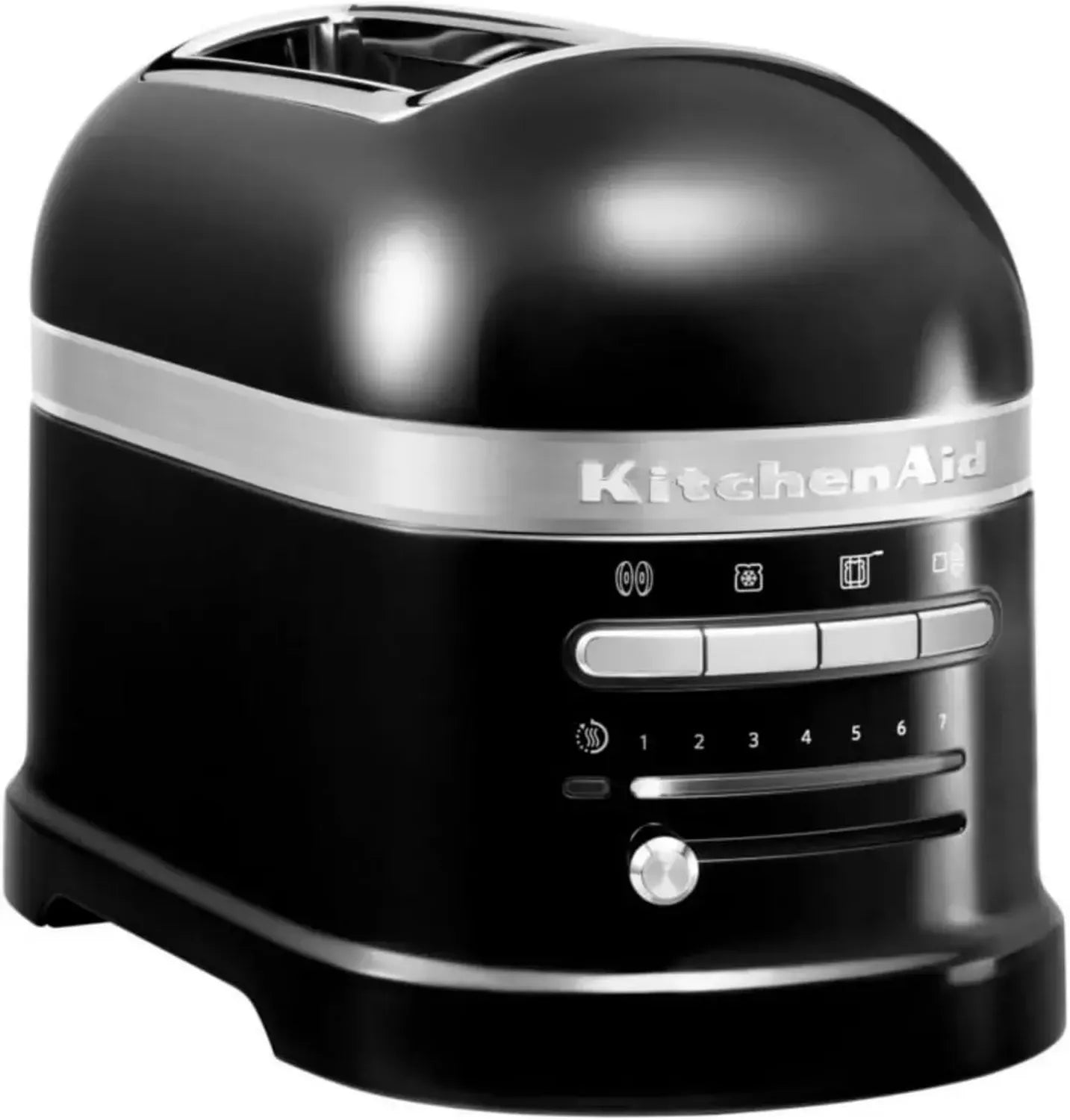 Kitchenaid Artisan 2-Scheiben-Toaster, Schwarz, Modell 5KMT2204EOB