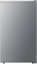 PKM Freistehender Kühlschrank 94L, Silber, mit Kaltlagerfach, 84 cm