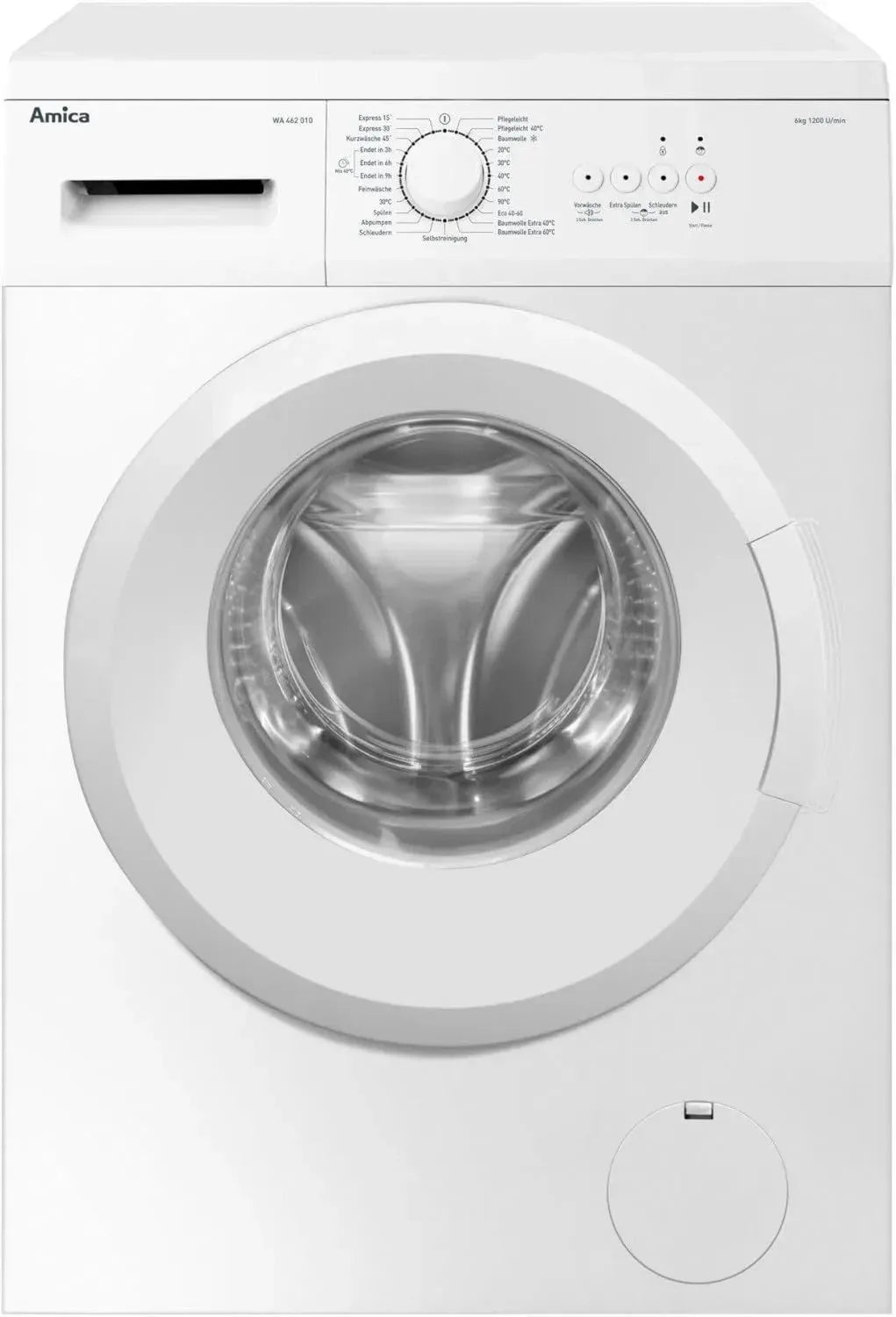 Amica 6 kg Frontlader Waschmaschine, 1200 U/min, Slim Design, Weiß