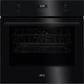 AEG Einbaubackofen Serie 5 – Multifunktional mit Heißluft, Dampfreinigung und Grill – Energieeffizienz A – Elektronische Zeitschaltuhr – Schwarz