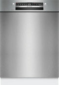 Bosch Serie 4 Unterbau Geschirrspüler 60 cm, Besteckschublade, leise, Edelstahl, AquaStop