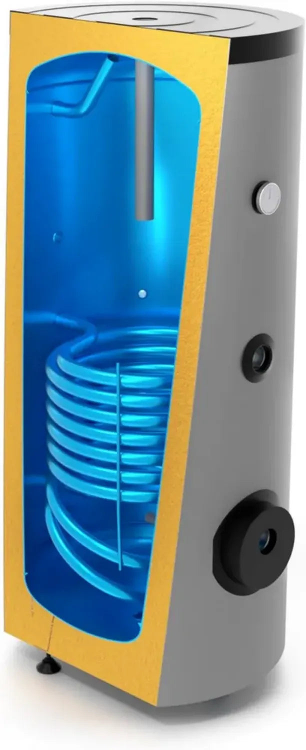 Solaris Warmwasserspeicher 150L, emailliert, mit Magnesiumanode und Wärmedämmung