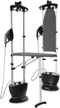 Kompakter 2-in-1 Dampfglätter mit Bügeltisch, 2400W, 4 bar, 50 g/min – Vielseitiges Glätten für Kleidung und Heimtextilien