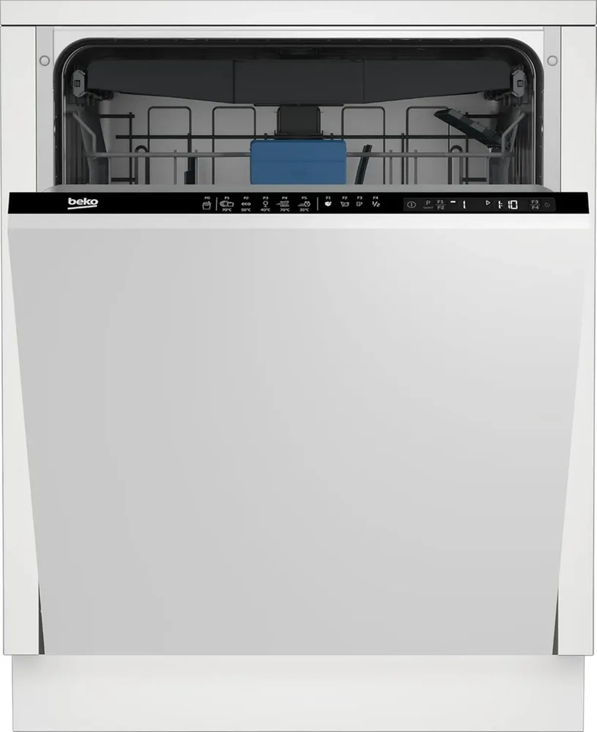 Beko BDIN25530 Einbau-Geschirrspüler 60 cm, vollintegriert, 15 Maßgedecke, 5 Programme, 4 Zusatzfunktionen, 3 Ebenen, Watersafe+, SteamGloss, HygieneIntense, SelfDry, weiß