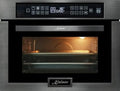 Kaiser Mikrowellen-Ofen EM 6307 RS, 38L, 45cm Höhe, Touch-Steuerung, 22 Programme, Elektronische Uhr, Heißluft & Infrarotgrill, Edelstahl