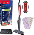 Vileda Dampfreiniger XXL Pro | Effektive Bakterien- und Virenentfernung | Schonend für empfindliche Böden | 4 Dampfstärken | Abstellunterlage | Umweltfreundliche Verpackung
