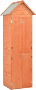 Holz-Gartenschuppen 71x60x213 cm mit wetterfestem Dach, ideal für Werkzeuglagerung, montagefreundlich und robust