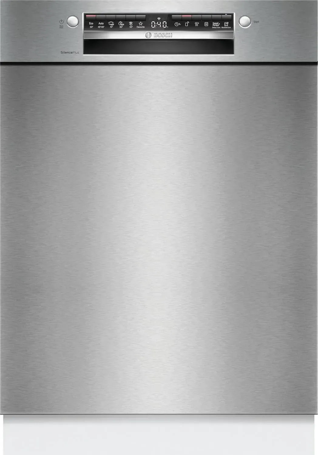 Bosch Serie 4, 60 cm Unterbau-Geschirrspüler, leise mit Besteckkorb und Extra Trocknen, Edelstahl