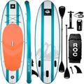 Roc Aufblasbares Stand-Up-Paddle-Board-Set, stabiles Design, rutschfestes Deck, ideal für Jugendliche und Erwachsene