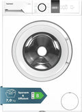 homeX 7kg Frontlader Waschmaschine, 1200 U/Min., Inverter Motor, AquaStop, Schontrommel, 15 Programme, Energieklasse B
