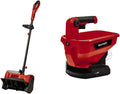 Einhell Akku-Schneefräse GE-ST 36/40 Li E-Solo mit 40 cm Arbeitsbreite, inkl. Power X-Change Streuer GE-US 18 Li-Solo, 36 V, 3,3 l