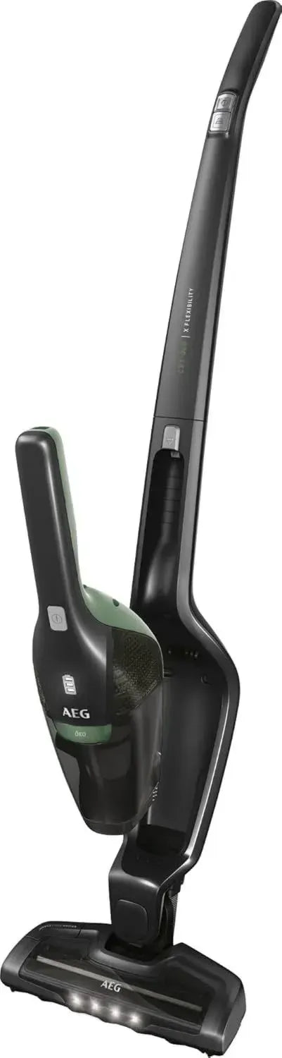 AEG Ergorapido CX7-2-45MÖ Kabelloser 2-in-1 Staubsauger, Nachhaltiges Design, Lange Laufzeit, Flexibel und LED-Licht