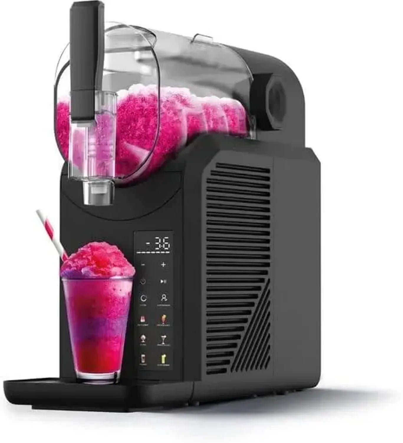Seeger 2L Slush Maschine mit 7 Programmen und InstantFreeze Technologie für Zuhause