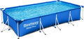 Bestway Stahlrahmen-Pool für die Familie - 400 x 211 x 81 cm, Blau