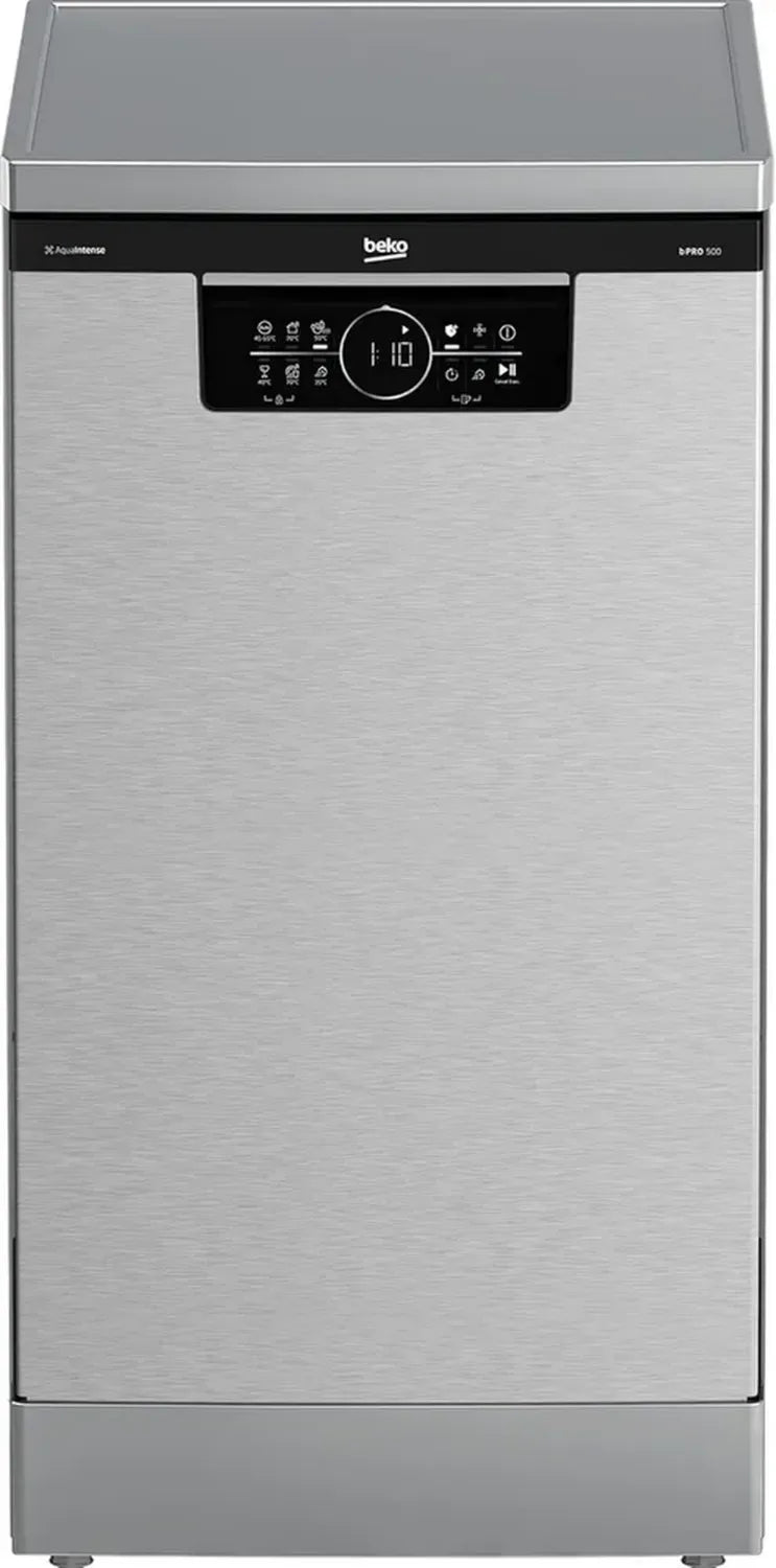 Beko 45cm Unterbau-Geschirrspüler, 10 Maßgedecke, 6 Programme, Edelstahloptik