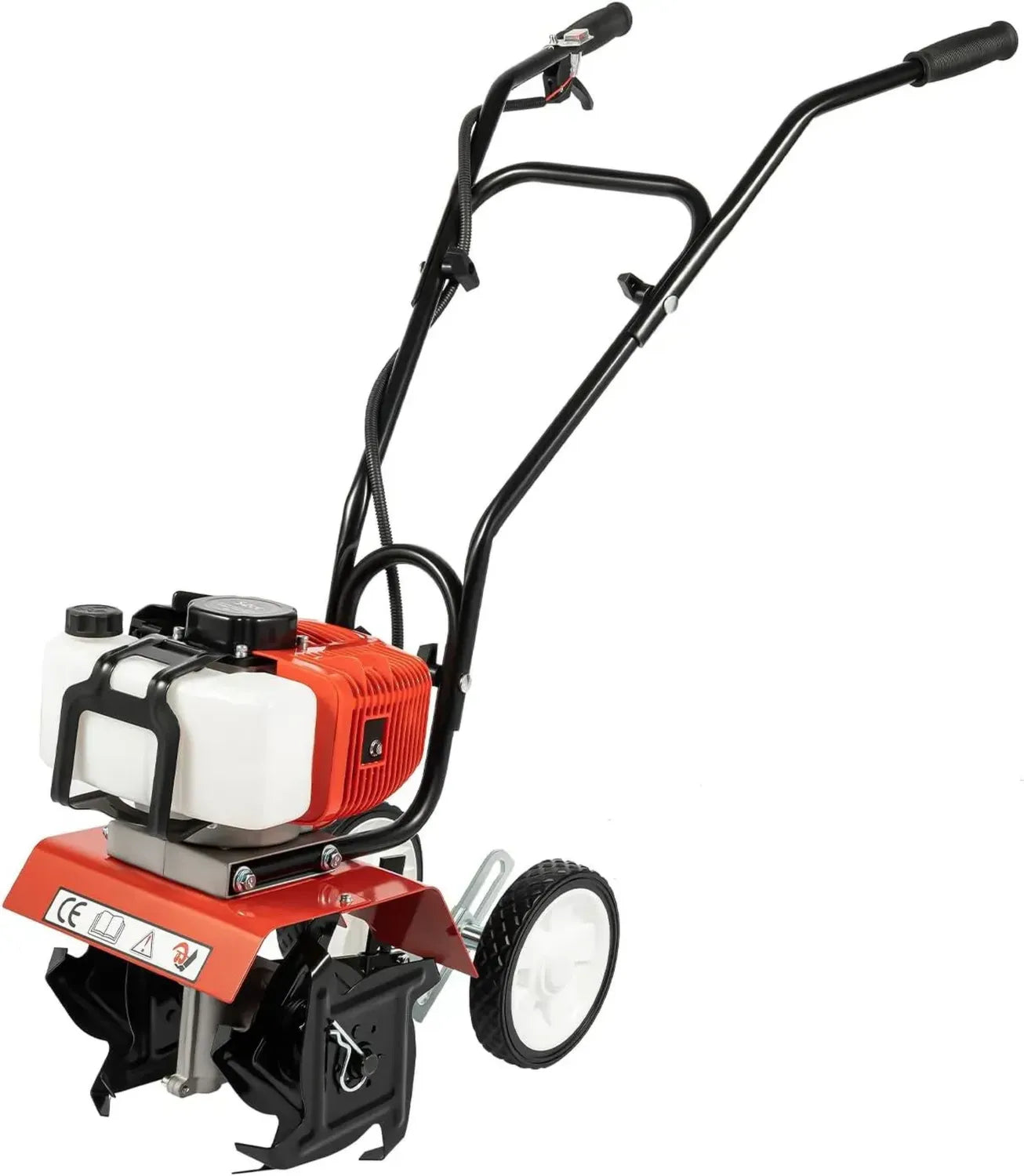Leistungsstarke 52CC Benzin-Gartenfräse mit Sicherheitsgriff, Leichtbauweise für effektives Bodenlockern