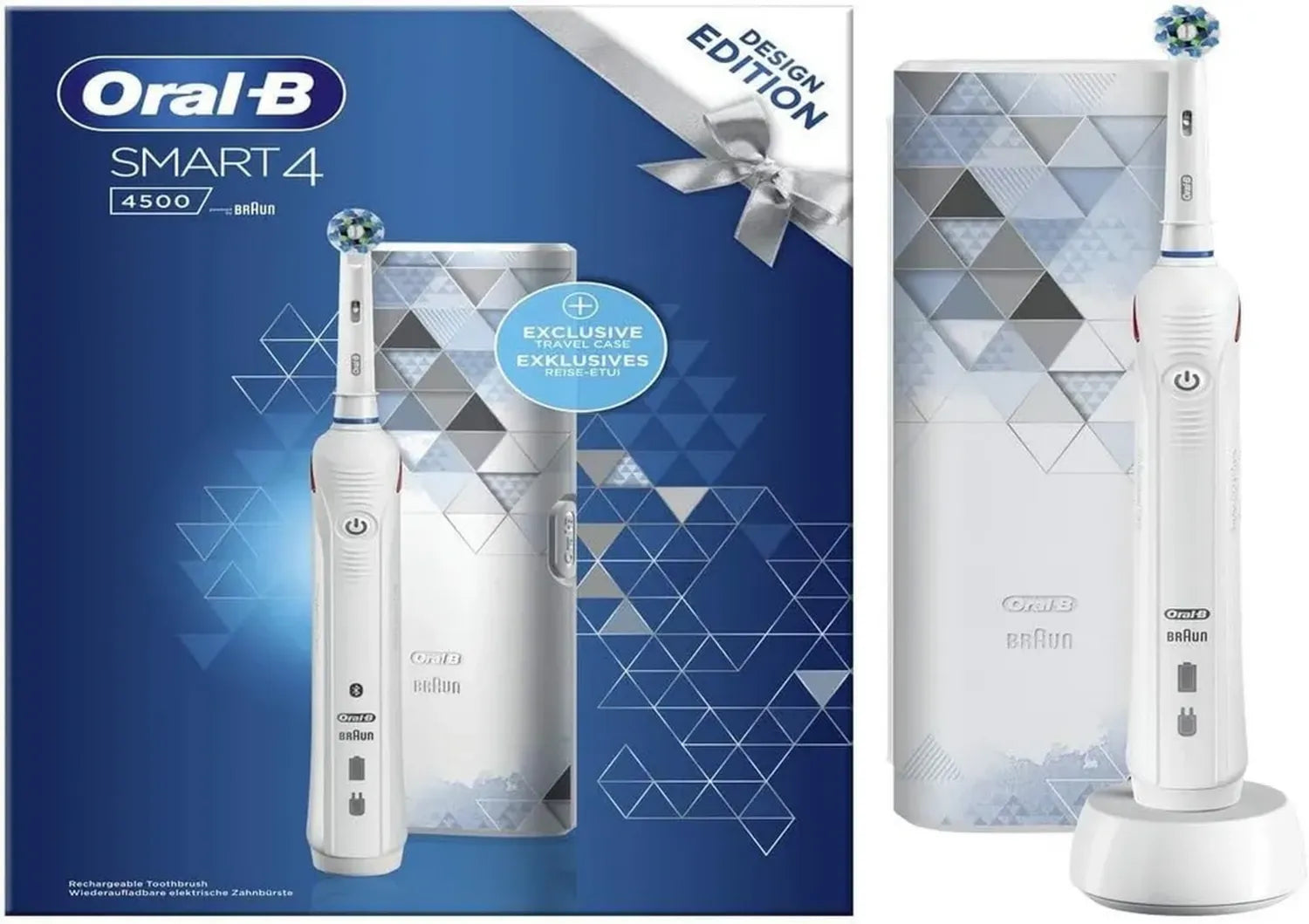 Oral-B Smart 4 4500 Elektrische Zahnbürste mit Bluetooth-Funktion