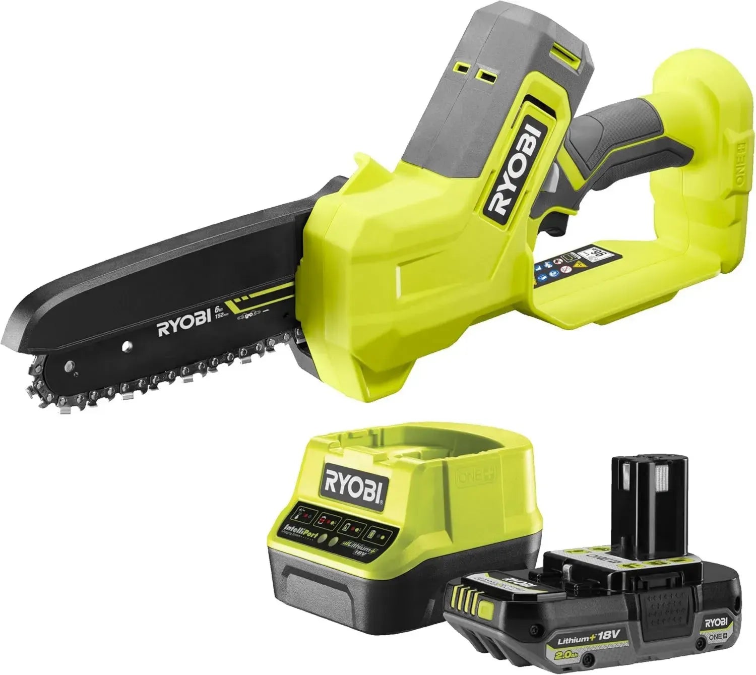 Ryobi 18V Akku-Astsäge RY18PS15A-0 mit 2Ah Batterie