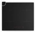 Klarstein Velaire 60cm Induktionskochfeld - 4 Zonen, 7000W, Touch Bedienung, Timer, Kindersicherung, Restwärmeanzeige, schwarzes Ceran Kochfeld