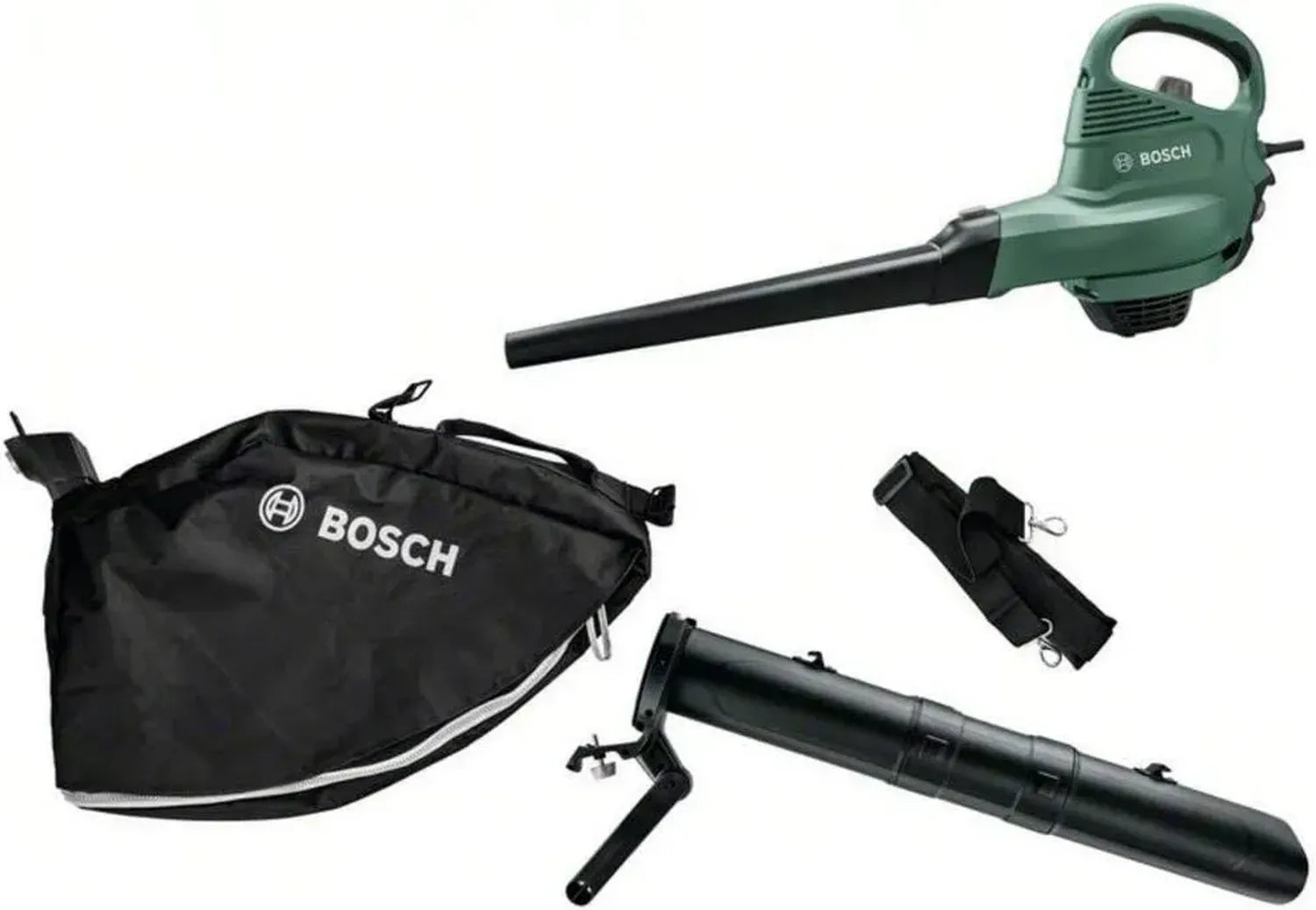 Bosch UniversalGardenTidy 1800W Laubsauger und Gebläse, variable Luftstromgeschwindigkeit, Grün/Schwarz