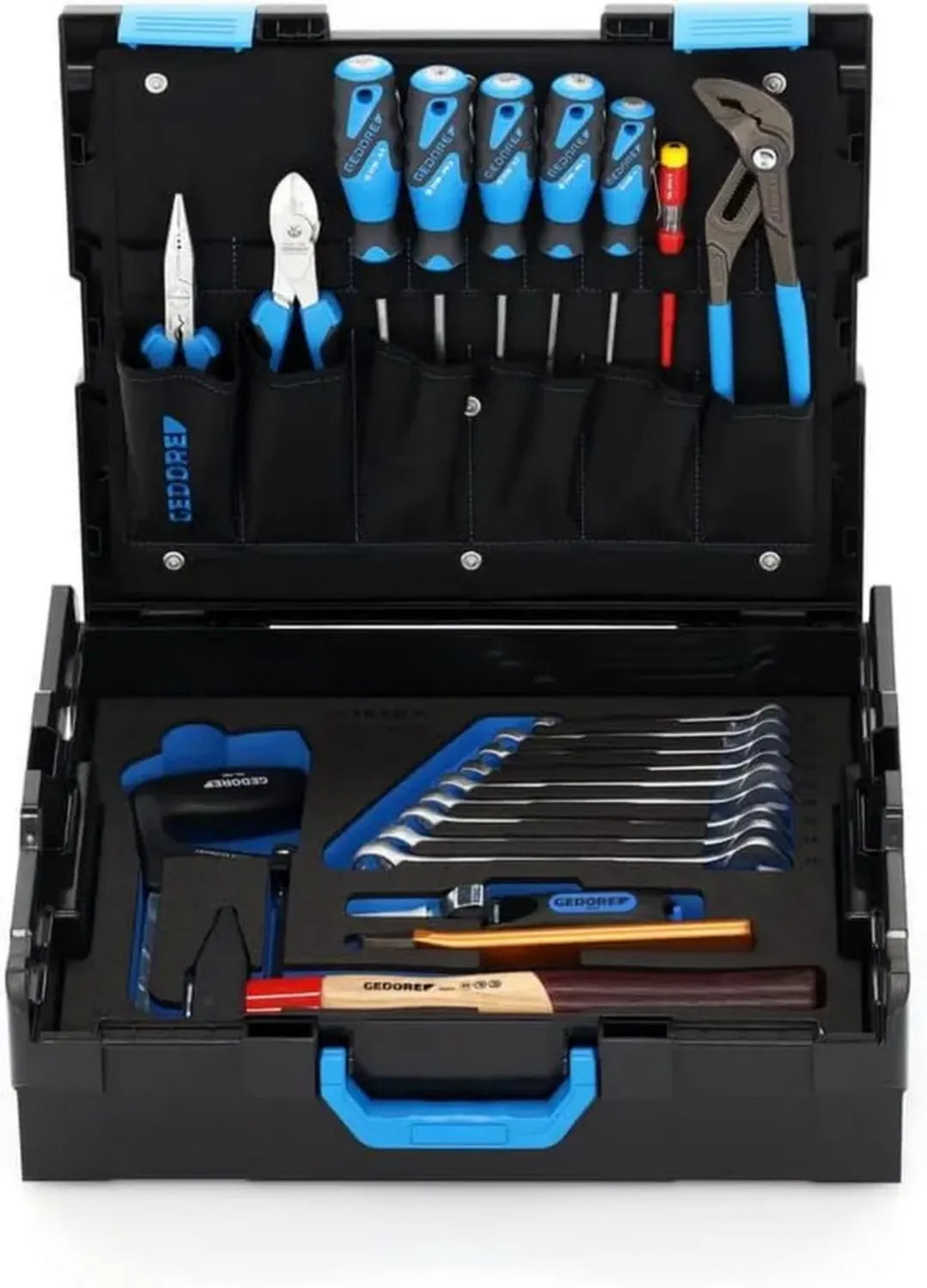 GEDORE 23-teiliger Werkzeugkoffer L-BOXX 136, ideal für Auszubildende, inklusive Kunststoffkoffer