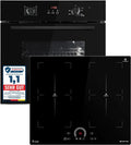KKT KOLBE Einbau Herdset: 60cm Backofen & 59cm Induktionskochfeld mit Grill und Heißluft