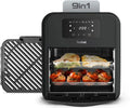 Tefal 9-in-1 Heißluftfritteuse Oven & Grill, 11L Kapazität, Ölfreie Zubereitung, 8 Programme, Schnelle und Energieeffiziente Nutzung, Inkl. 7 Zubehörteile, Schwarz
