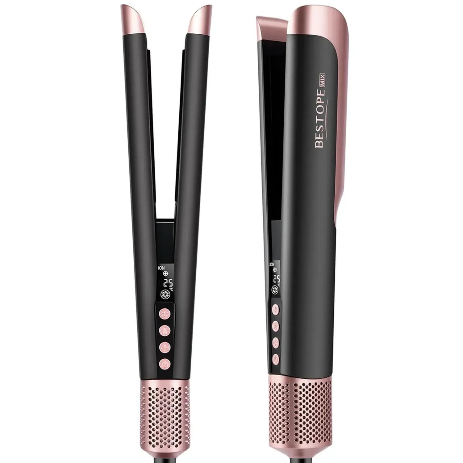 2-in-1 Haarglätter & Föhn - Schnelles Trocknen & Glätten ohne Hitzeschäden, Innovatives Luftdesign, 1300W, Max. 160°C