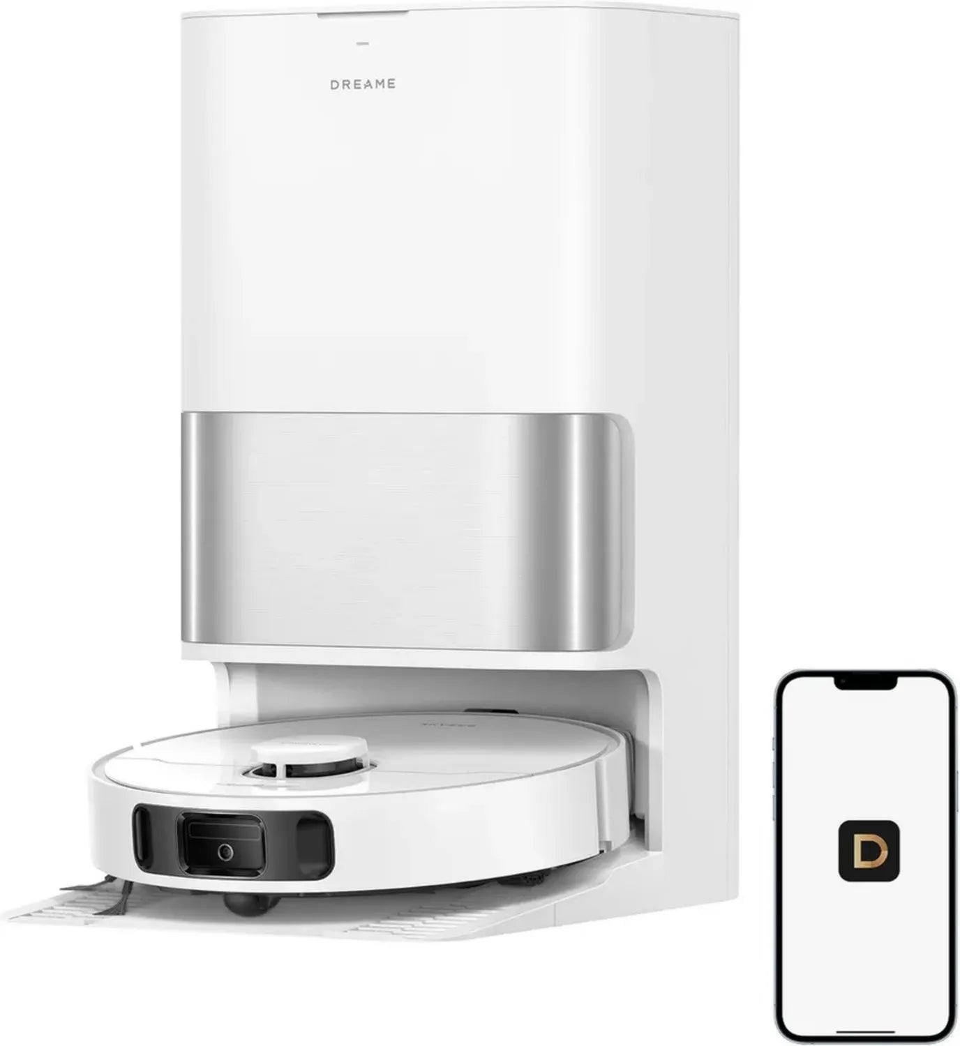 Dreame L40 Ultra Saugroboter mit Wisch- und Selbstreinigungsfunktion, 24000 Pa Saugkraft, Vermeidung von Haarverwicklungen und intelligenter Hinderniserkennung