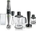 Braun MultiQuick 9 Stabmixer - Leistungsstark, SplashControl, Präzisionsgeschwindigkeit, 600 ml Becher, Schwarz, 1200W