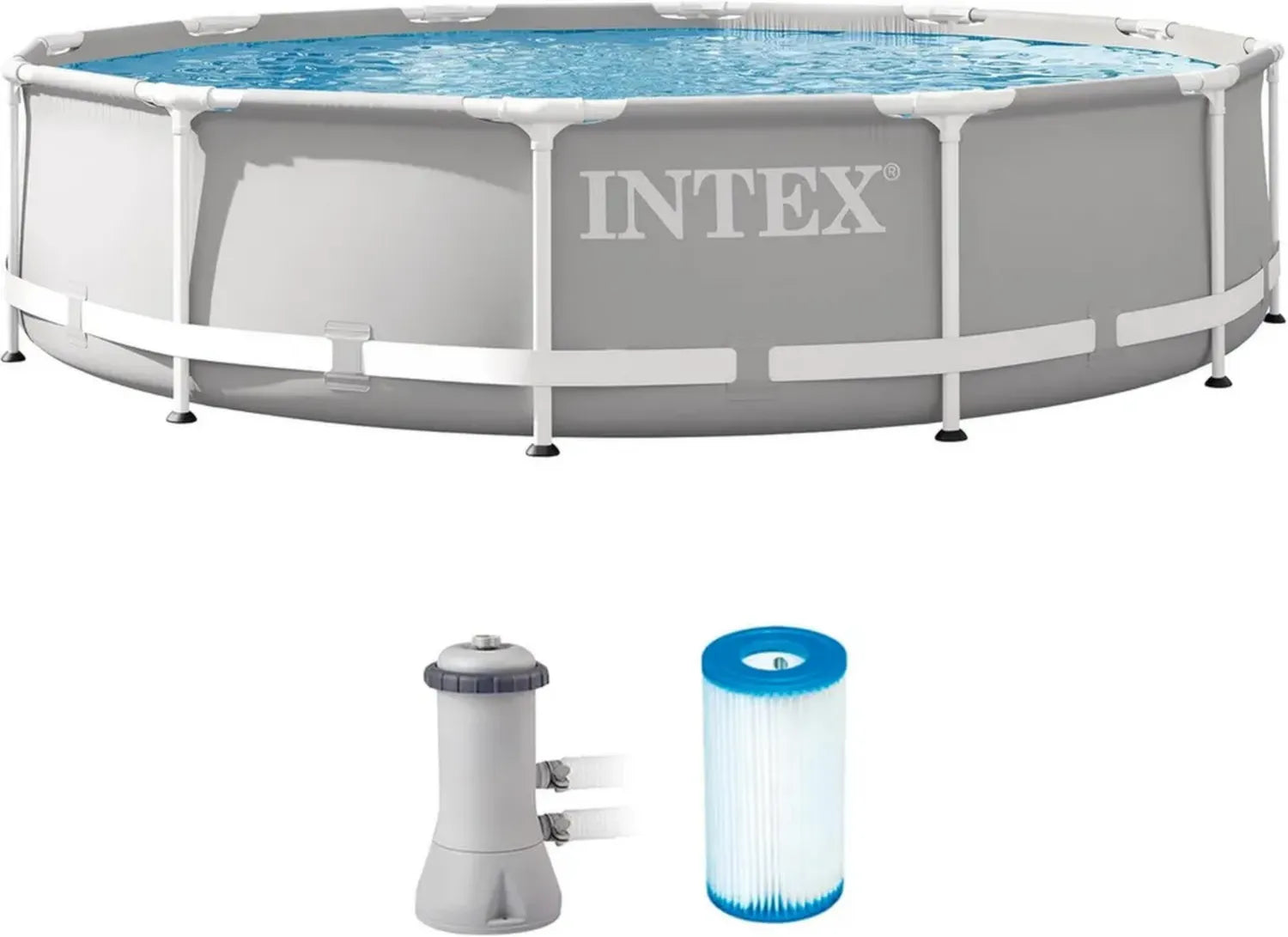 Intex Prism Frame Pool Set Rund Ø 305 cm
