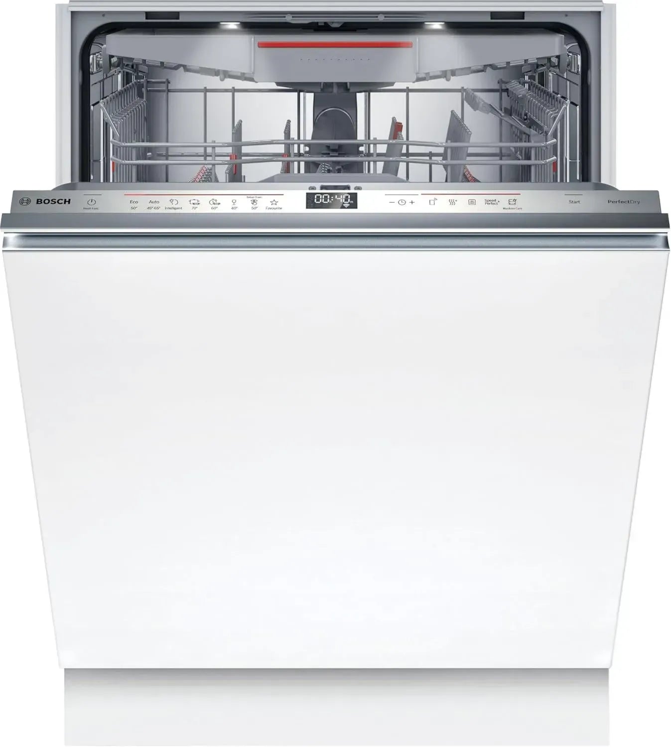 Bosch Serie 6 XXL 60 cm Vollintegrierter Geschirrspüler, Besteckschublade, Flüsterleise, Intelligente Programme, Flexibel mit Rackmatic, Home Connect