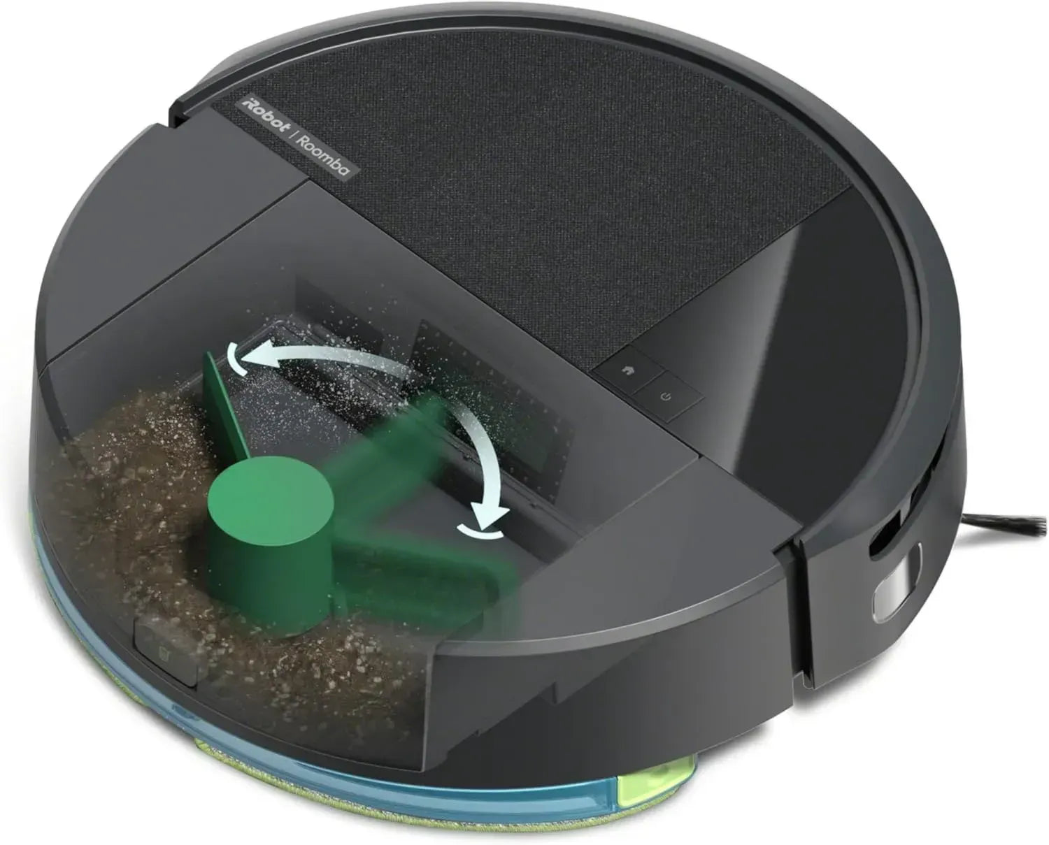 iRobot Roomba 205 Staubsaugroboter – Automatische Staubverdichtung, 60 Tage Entleerungsfreiheit, Beutellos mit Power-Lift-Saugkraft und Wischfunktion, LiDAR-Navigation