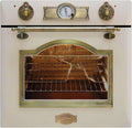 Kaiser Empire EH 6355 Elfenbein Retro Elektrobackofen 60 cm, 67L, Selbstreinigung, Heißluft, Grill, Drehspieß