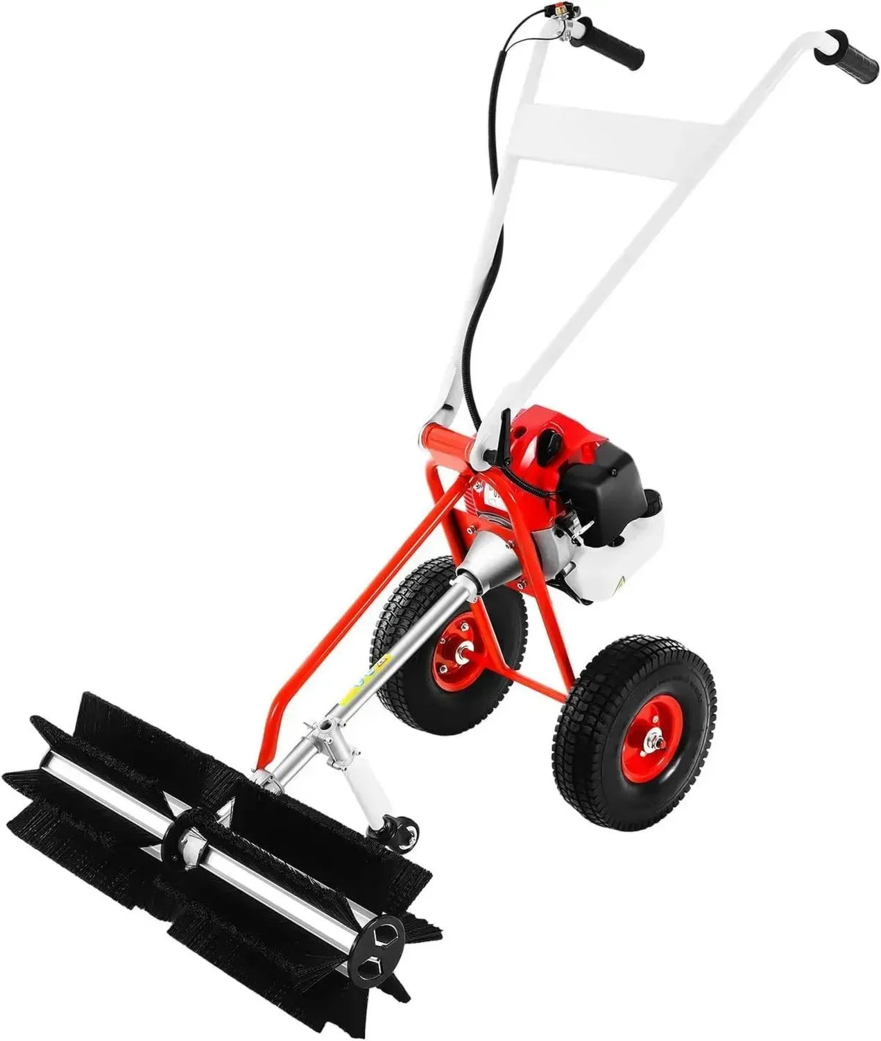 Leistungsstarker 43cc Benzin-Laubbläser mit 60cm Kehrbreite, ideal für Rasen und Gehwege