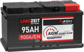 LANGZEIT AGM Autobatterie 95Ah 12V 900A mit Start-Stopp-Funktion