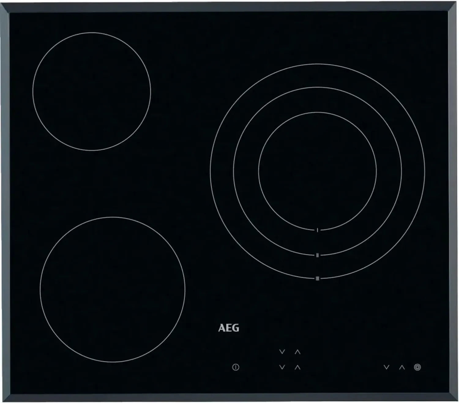 AEG Glaskeramik Kochfeld - Elegantes Schwarz, 1,25 Picometer Präzision