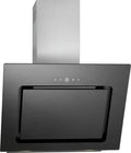 Bomann Kopffreie Dunstabzugshaube 60 cm mit LED-Touch-Steuerung, Umluft- und Abluftoption, 3 Geschwindigkeiten, 603 m³/h, Schwarz-Edelstahl