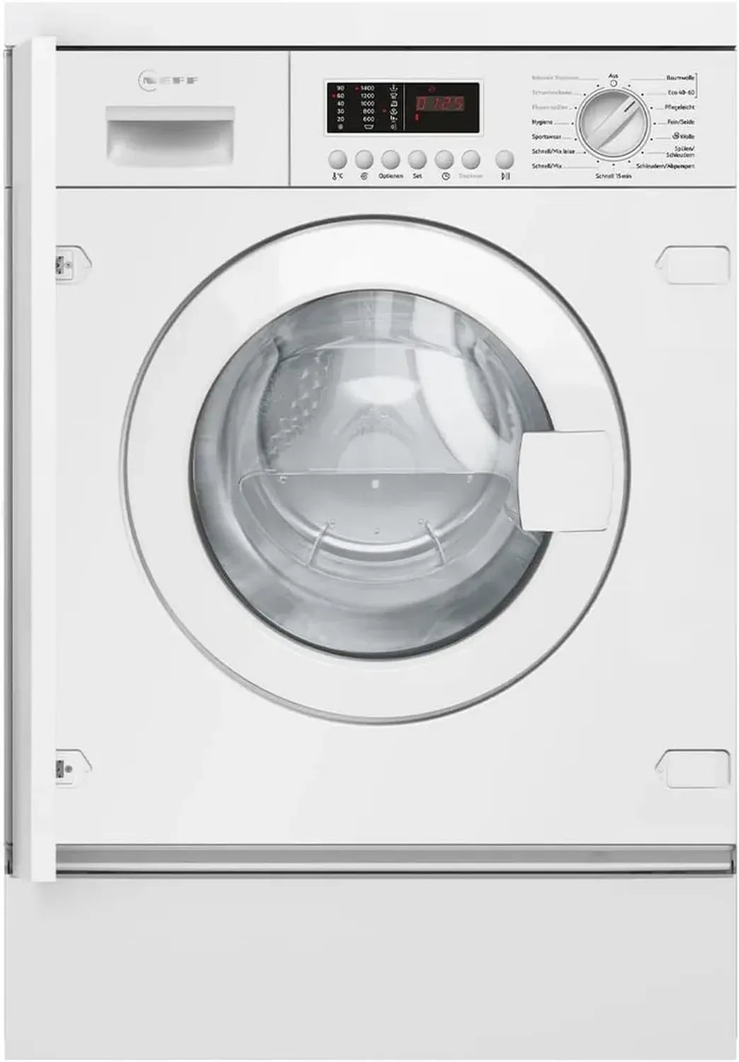 NEFF V6540X3 Einbau-Waschtrockner, 4 kg Kapazität, Vollintegrierbar, AquaStop-Schutz, Leise 72 dB, 52 l Trommelvolumen