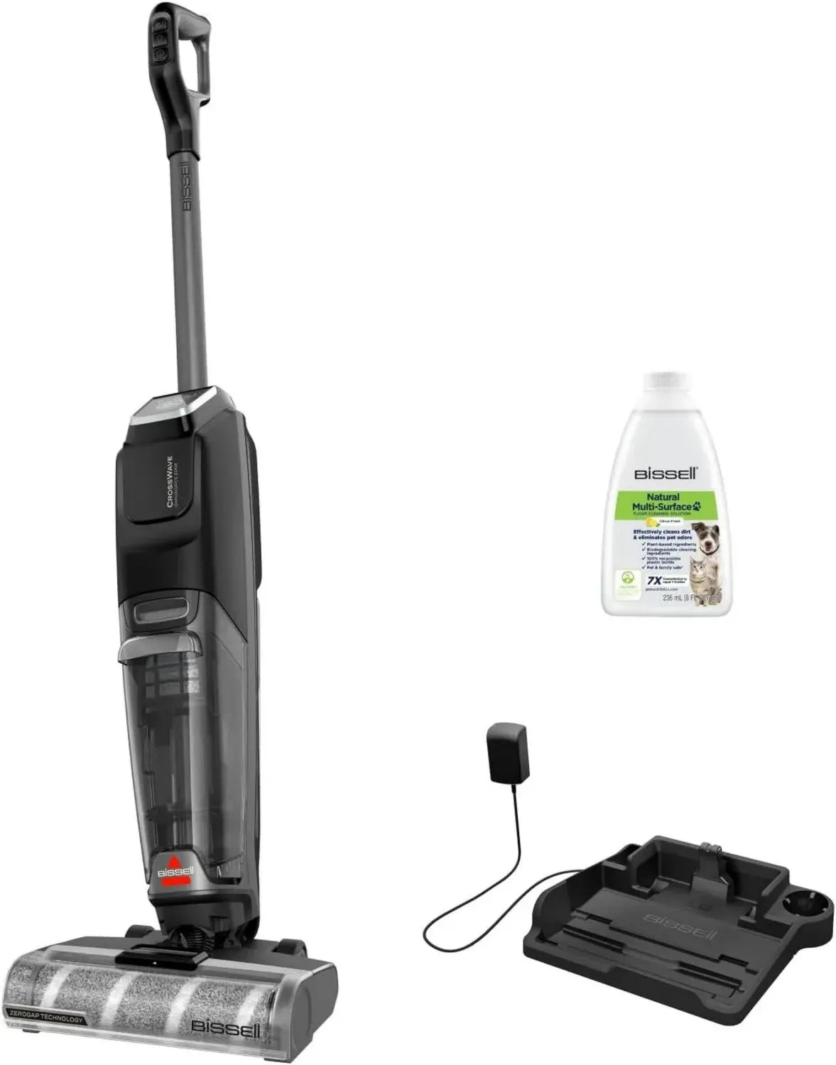 Bissell CrossWave OmniForce Edge Kabelloser Nass-Trockensauger mit ZeroGap-Technologie für 240m² Multiflächereinigung