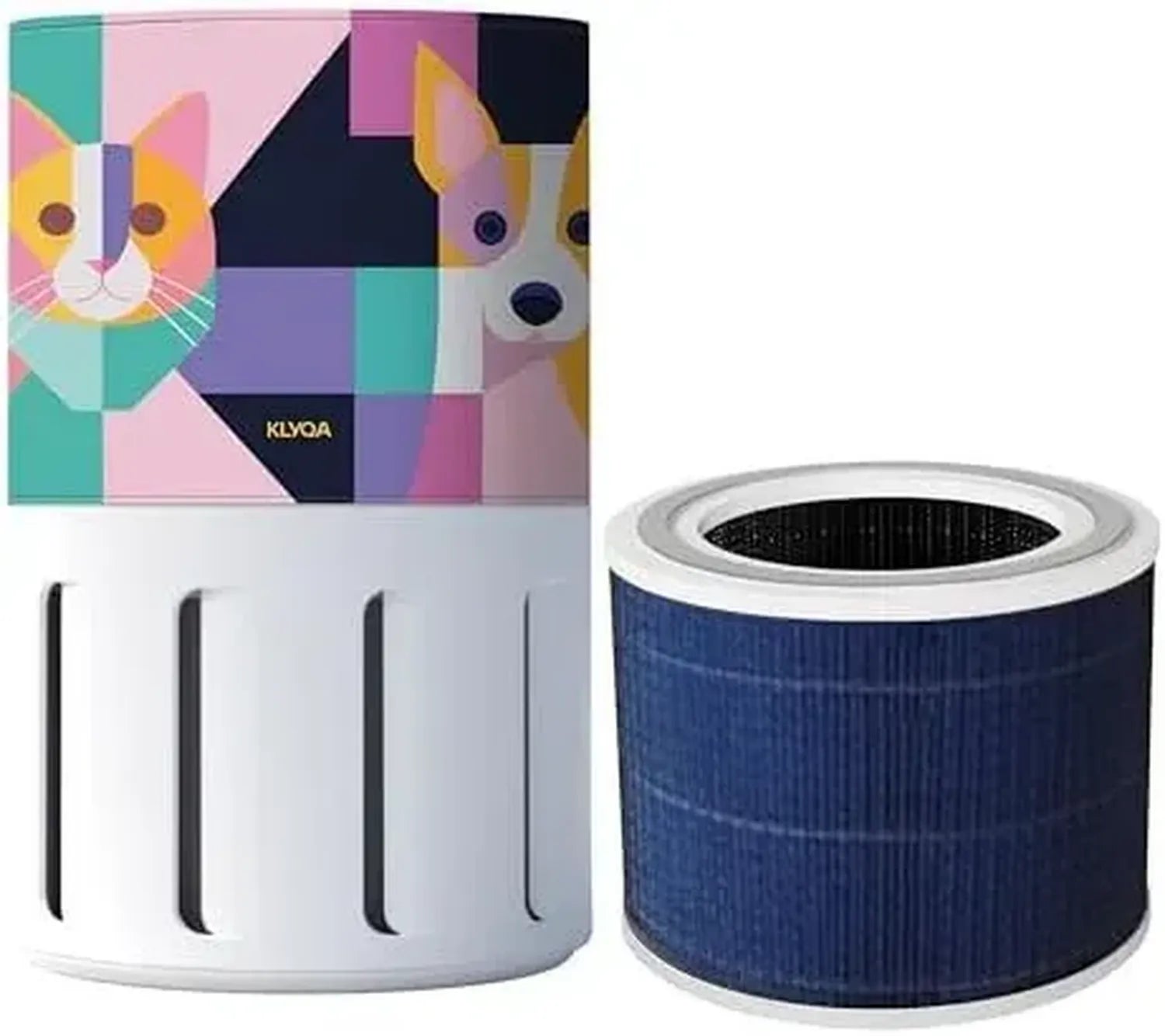 Smart Luftreiniger für Allergiker und Haustierbesitzer, mit HEPA H13 Filter, leise 21,5 dB, kompatibel mit Alexa und Google Assistant