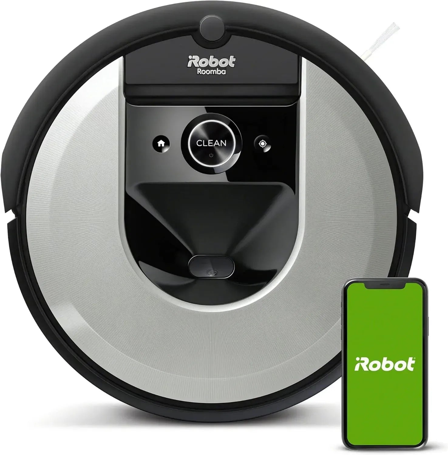 iRobot Roomba i7 - Intelligenter Staubsaugroboter mit App-Steuerung und Sprachassistent, Light Silver